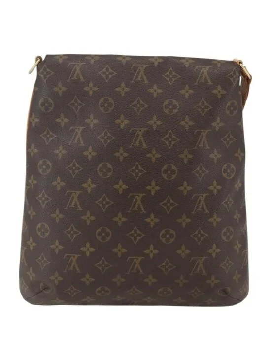 Authentic LOUIS VUITTON Monogram Musette Shoulder Bag M51256 LV - Picture 9 of 16